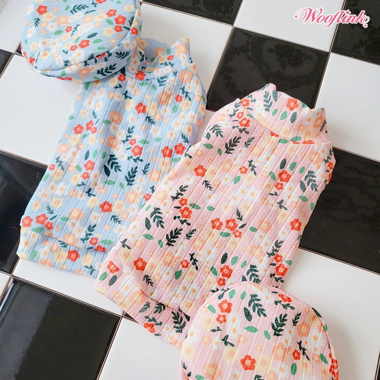 Wooflink Blooming Flowers Top