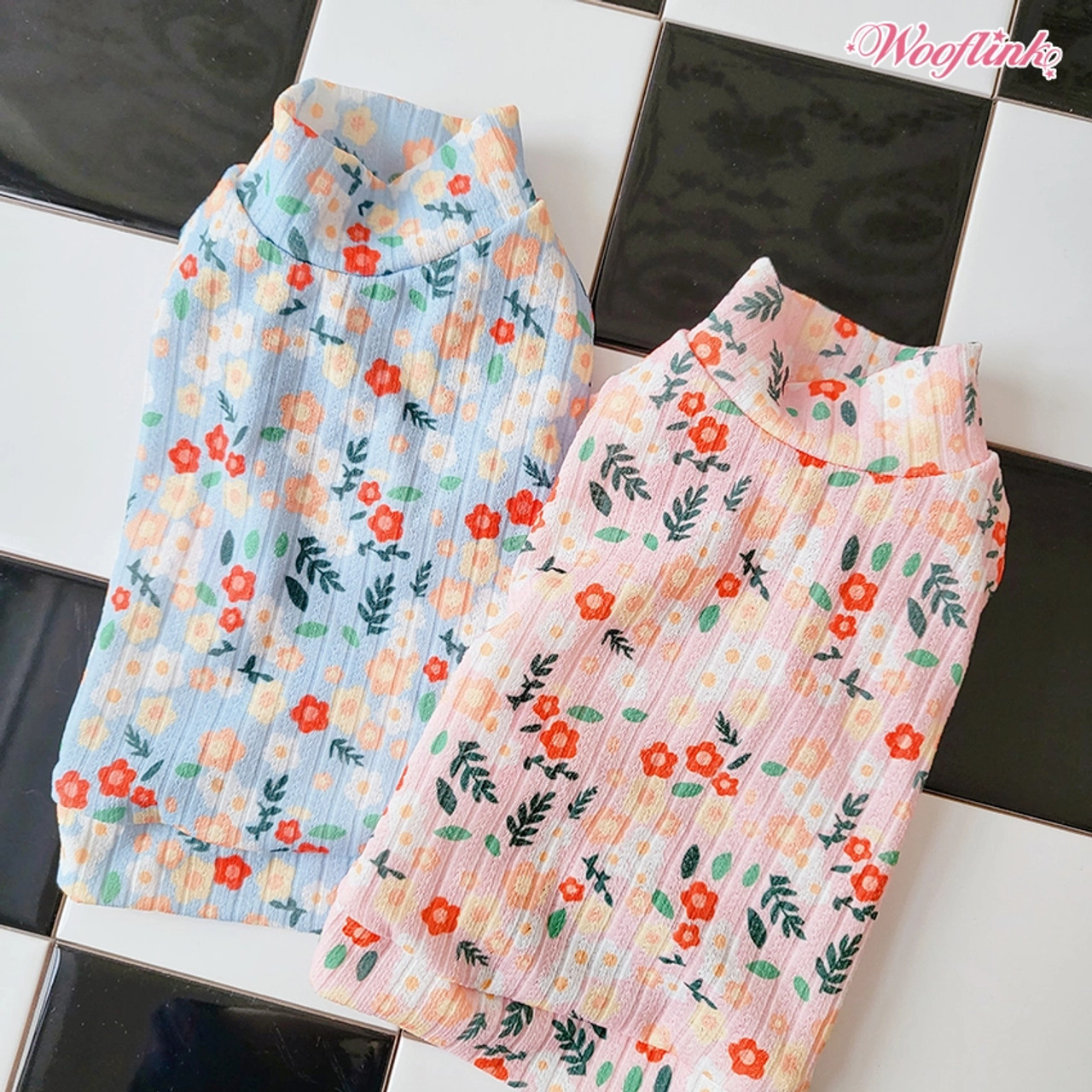 Wooflink Blooming Flowers Top