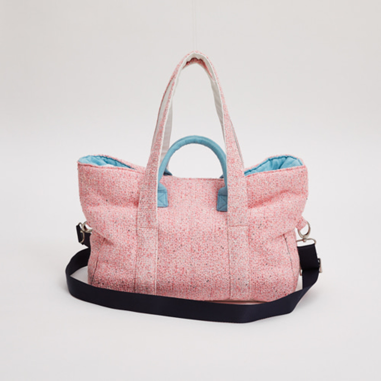 Louisdog Emily Linenaround Bag/Raspberry