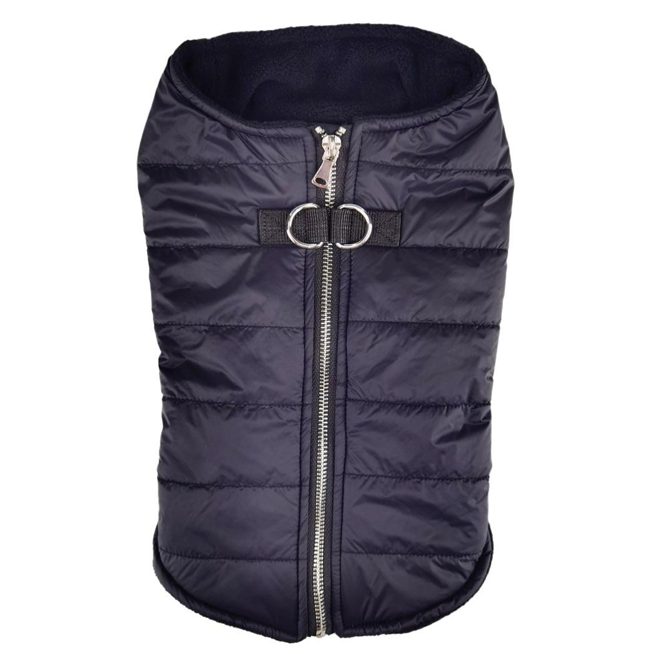 Zip-Up Dog Puffer Vest