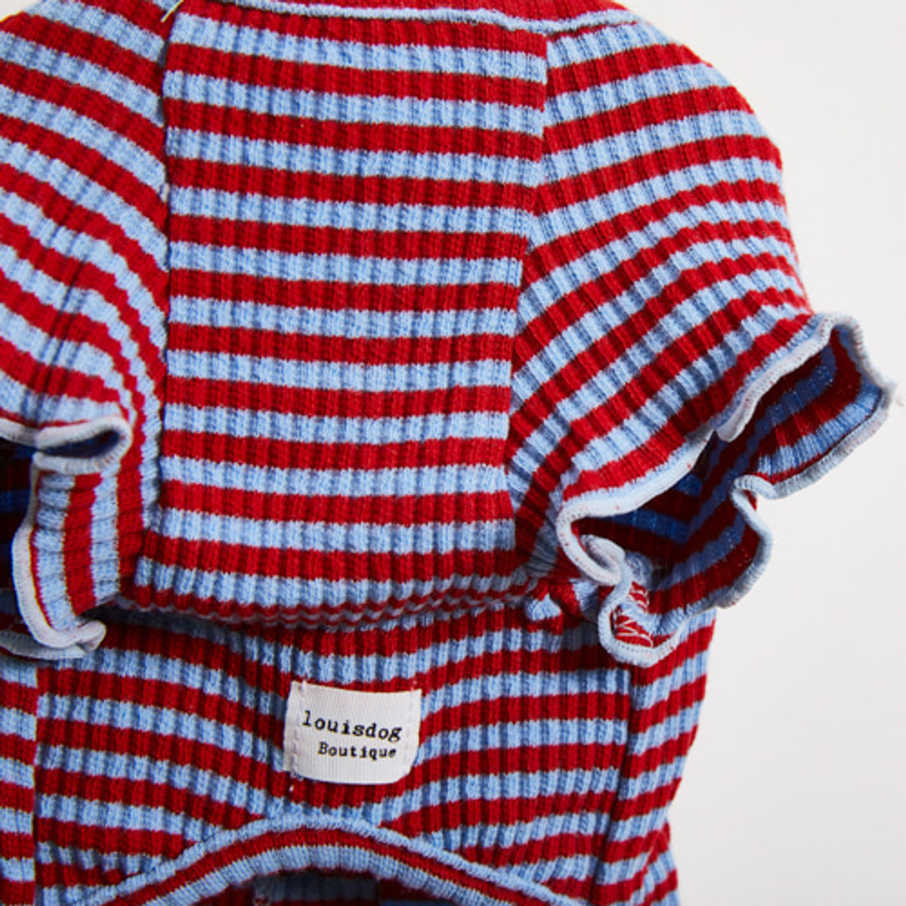 Louisdog Everyday Romper/Red Blue