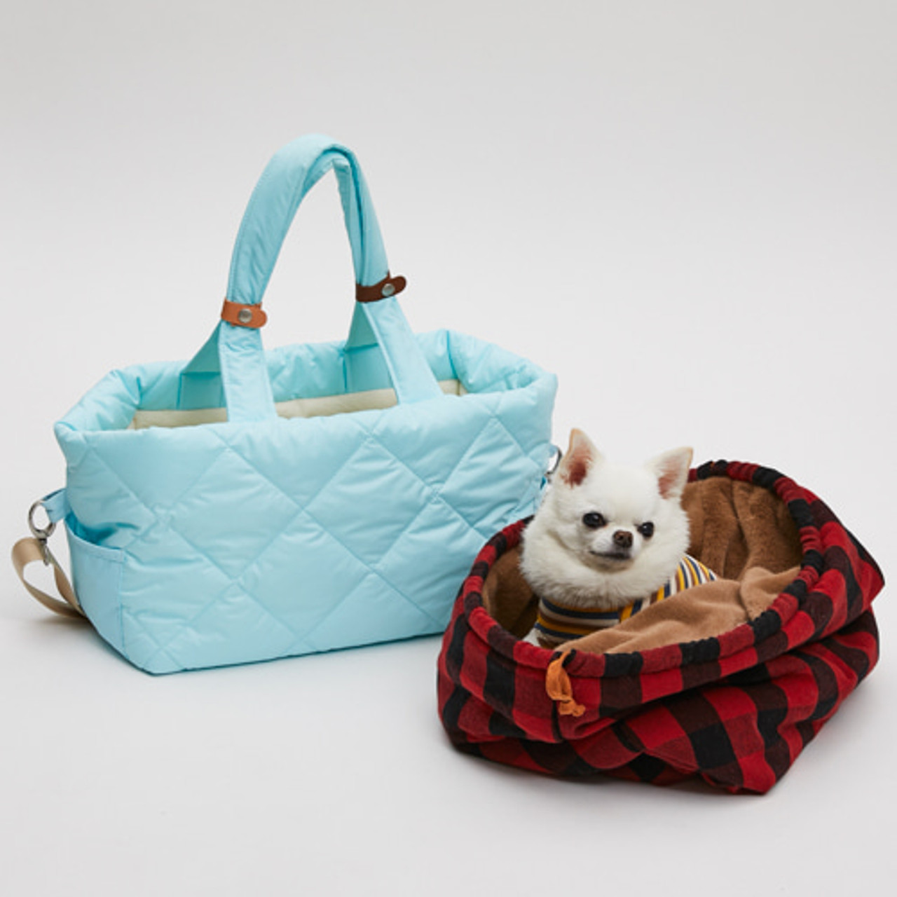 Louisdog Blue Chic Studio Bag w/Inner Bag