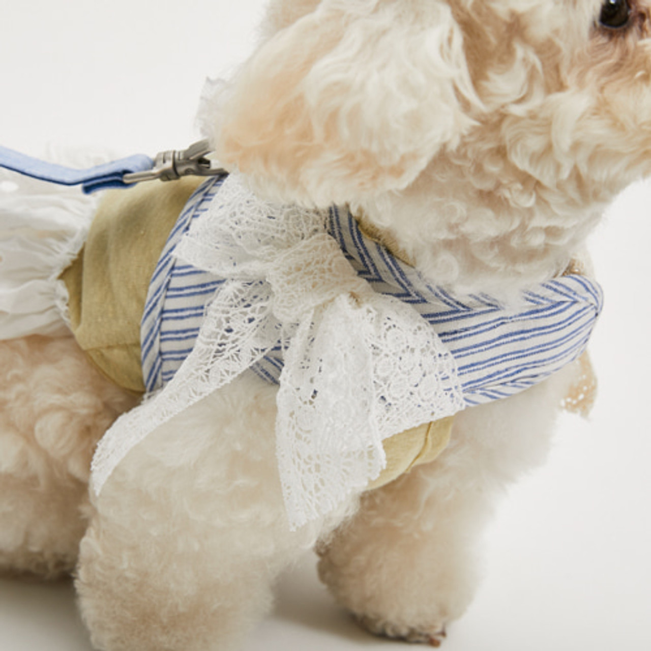 Louisdog Organic Linen Harness Set