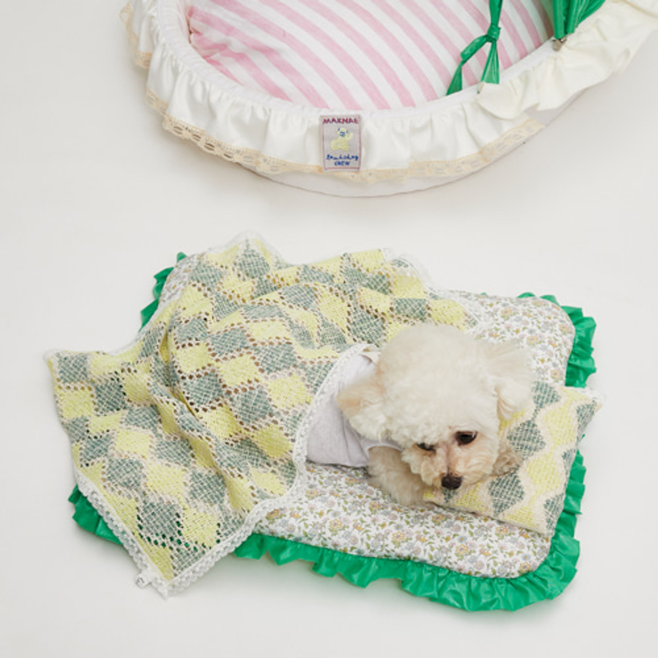 Summer Knit Mini Pillow