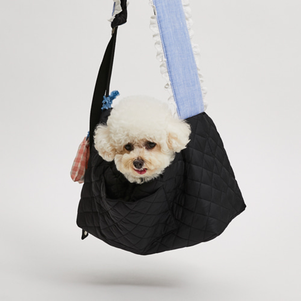 Louis Dog Black Bubble Sling Bag Grand