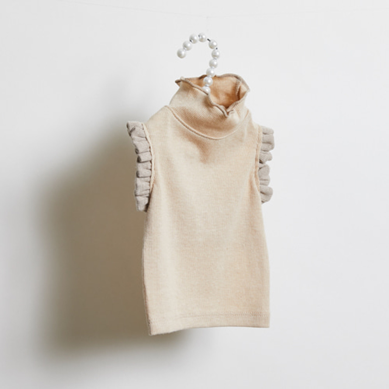 Louisdog Latte Turtleneck Sleeveless