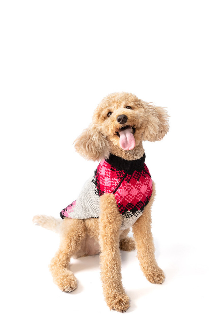 Pink Diamonds Dog Sweater