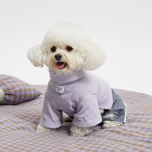 Louisdog Lavender Pique Shirt