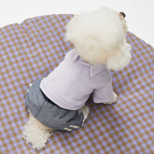 Louisdog Lavender Pique Shirt