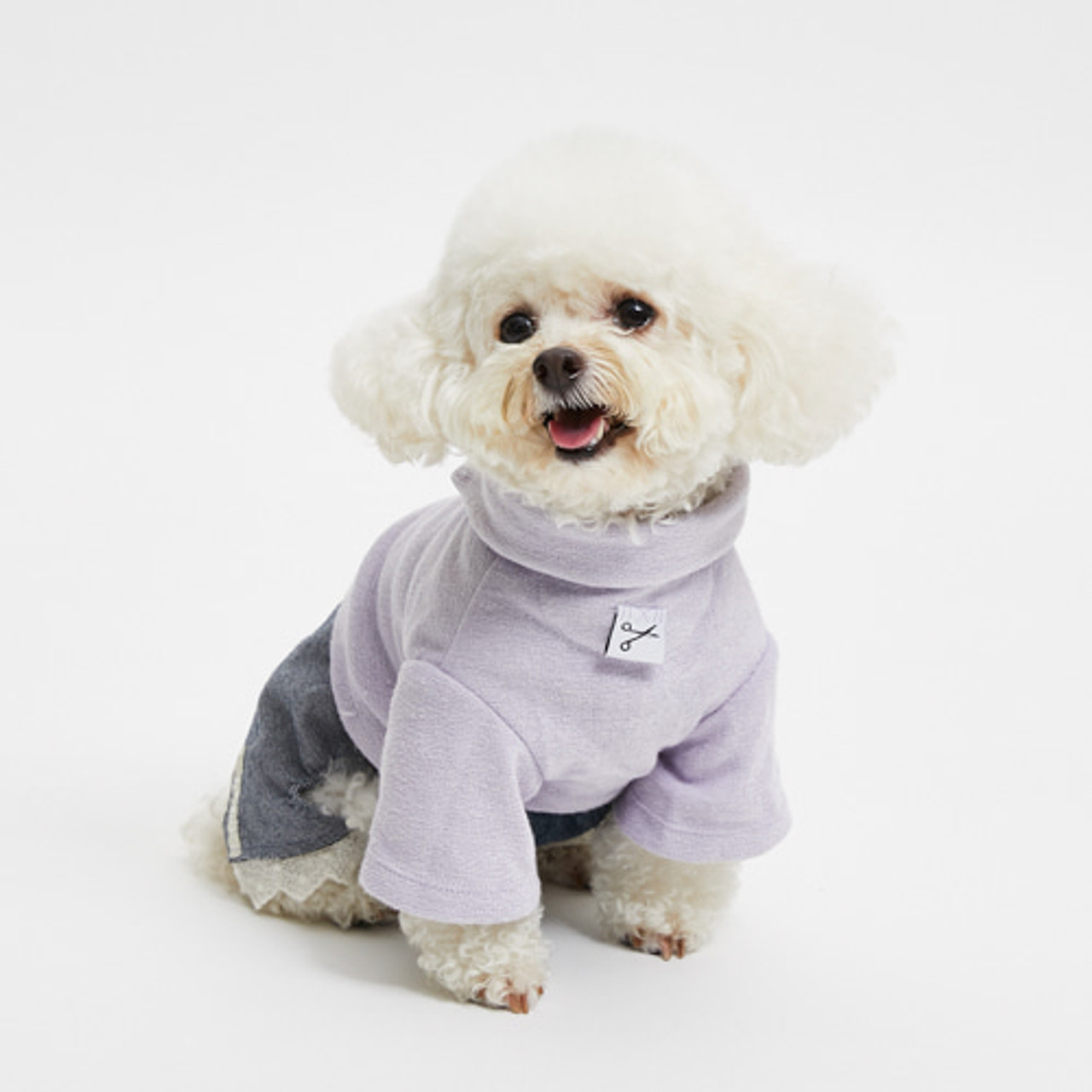 Louisdog Lavender Pique Shirt