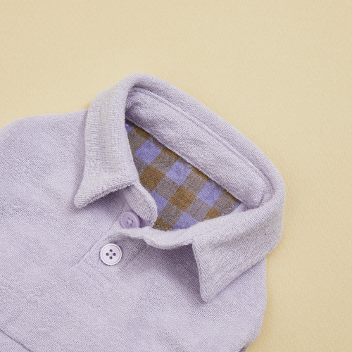 Louisdog Lavender Pique Shirt