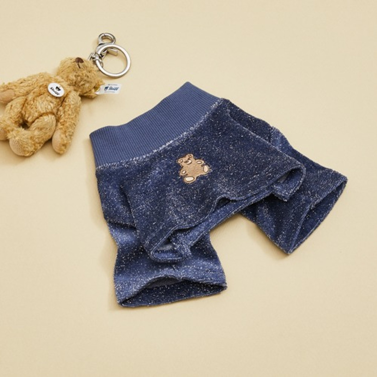 Louisdog Teddy Blue Glitter Shirt