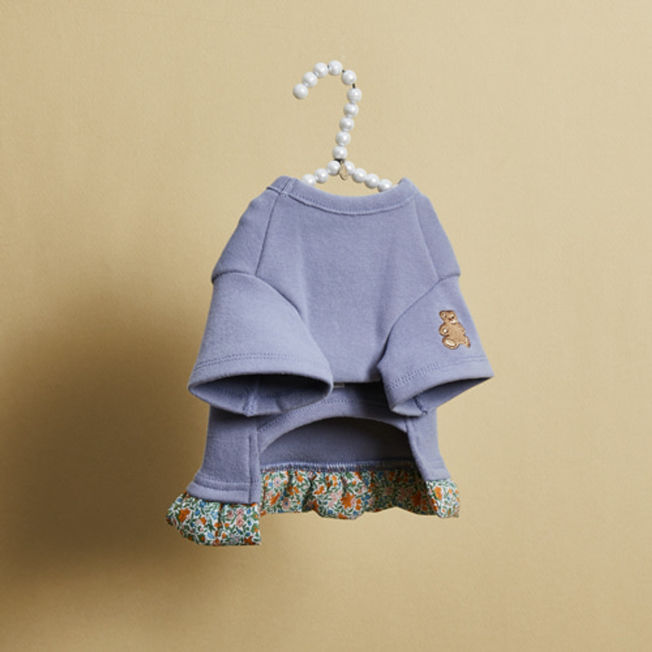 Louisdog Liberty Baby Frill Tee/Deep Blue