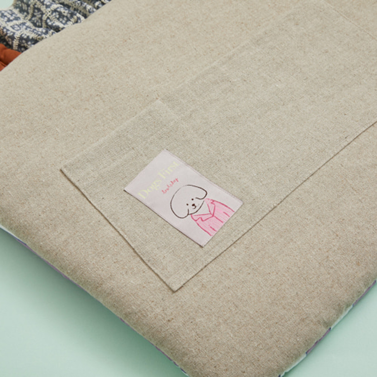 Louisdog 'Not A Bag' Rug/Grape Stripes