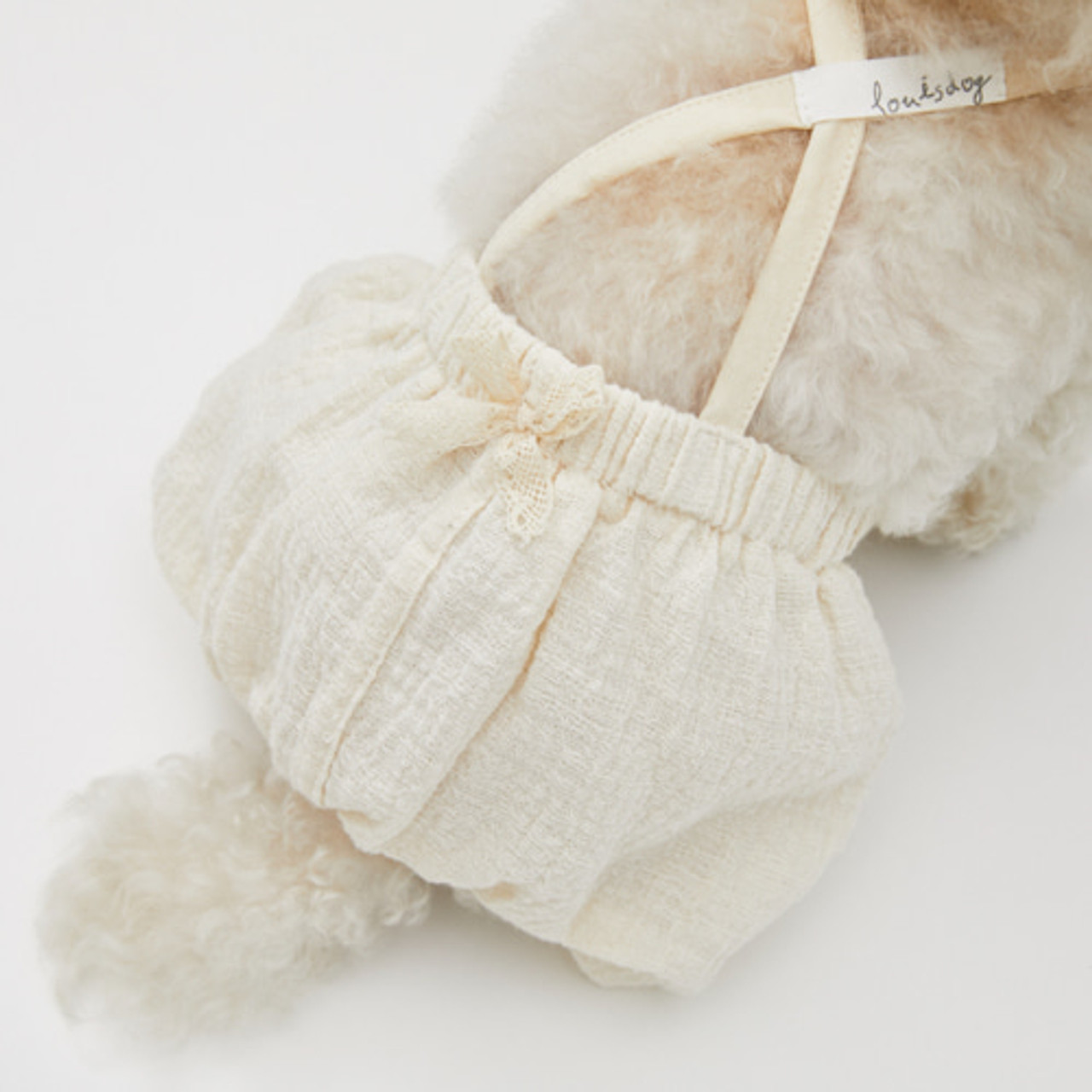 Louisdog Cremà Puff Shorts