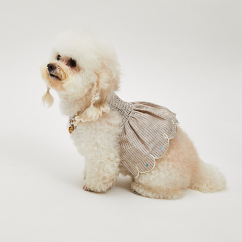 Louisdog Linen Sun Dress/Antique Stripes