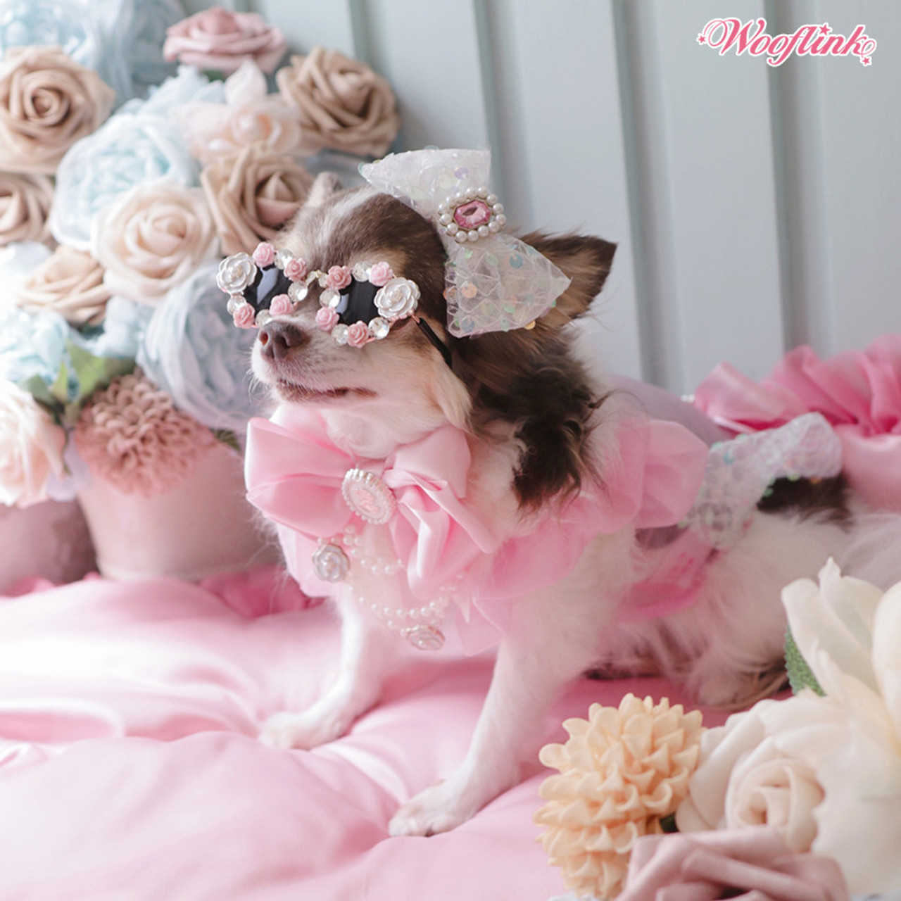 Wooflink Bubblegum Bow