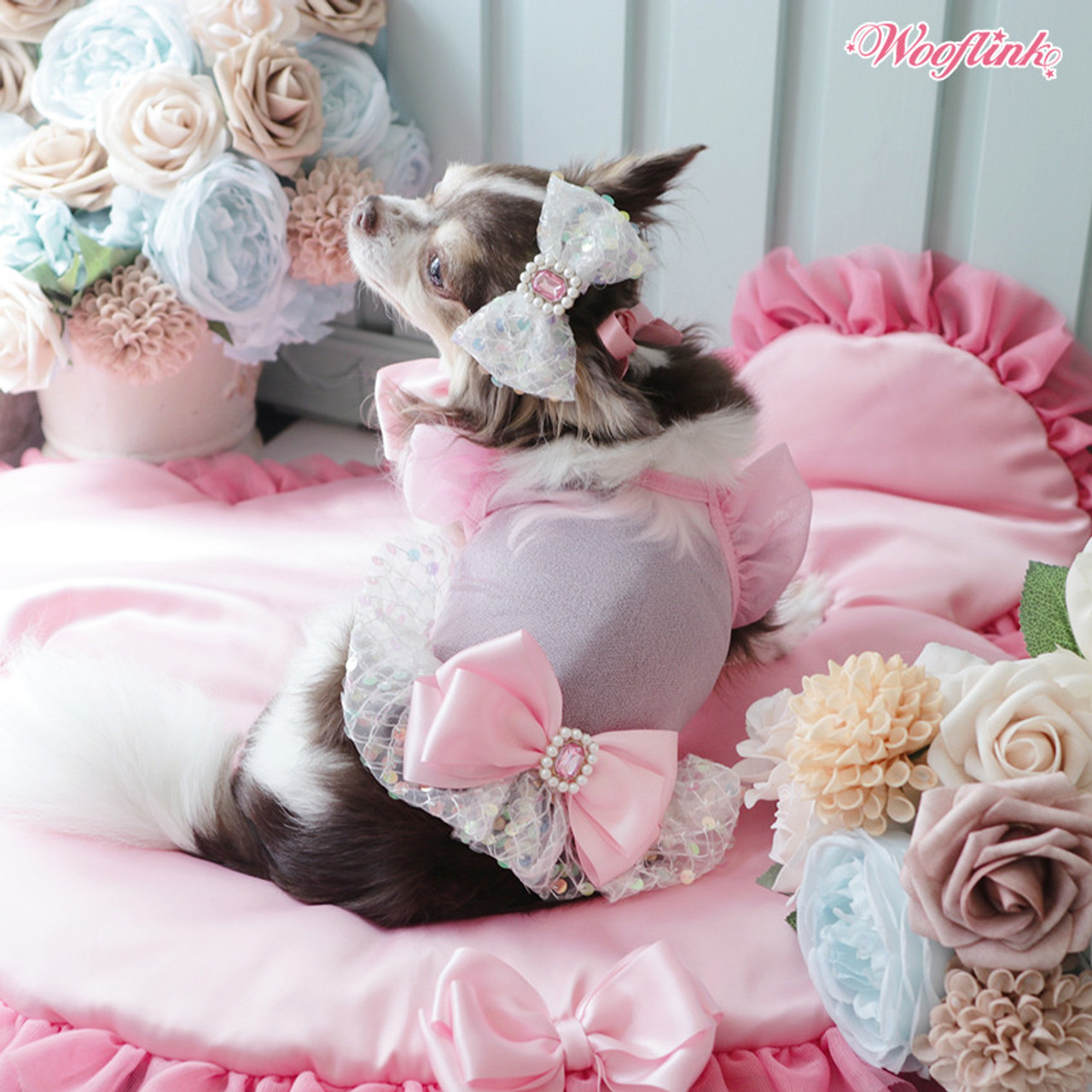 Wooflink Bubblegum Bow