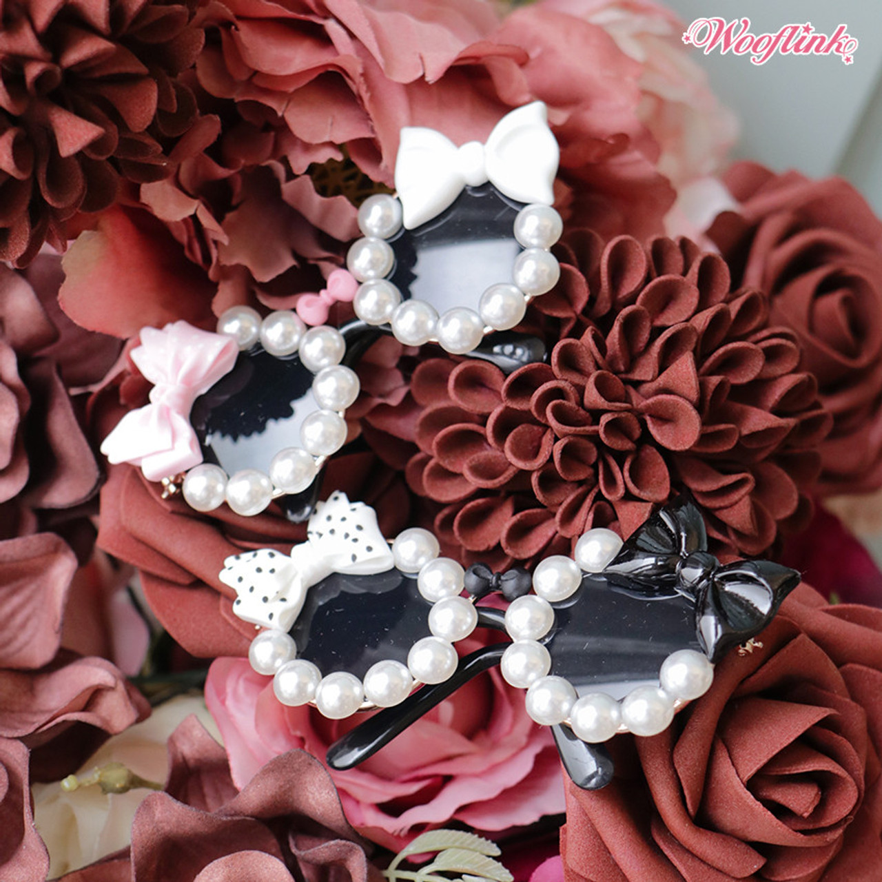 Wooflink Polka Polka Bow Sunglasses