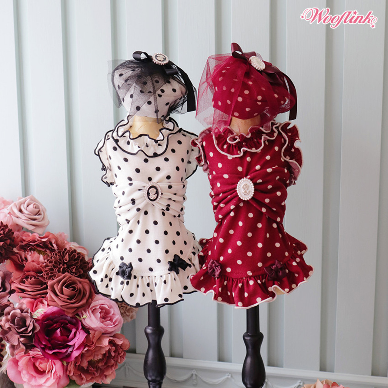 Wooflink Polka Polka Mini Dress