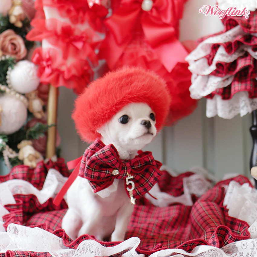 Wooflink Luxe Fur Beret 2