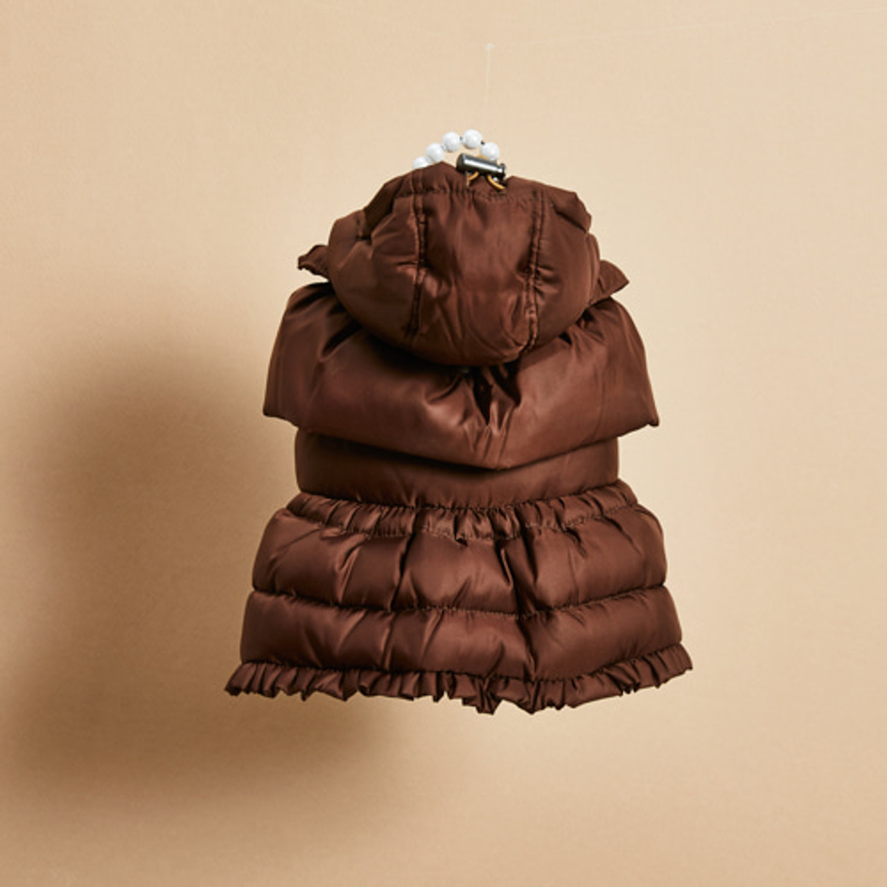 Louisdog Choco Balaclava Down Jacket