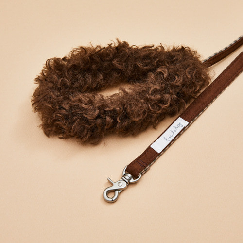 Louisdog For Hand Leash/Blush Suede