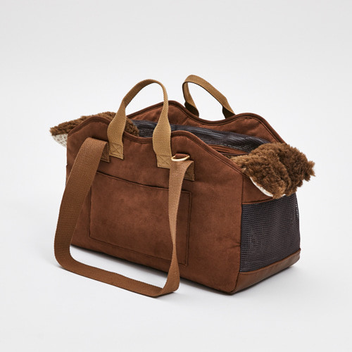 Louisdog Espresso Suede SWAG Bag