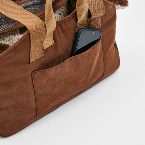 Louisdog Espresso Suede SWAG Bag