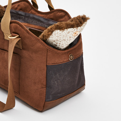 Louisdog Espresso Suede SWAG Bag
