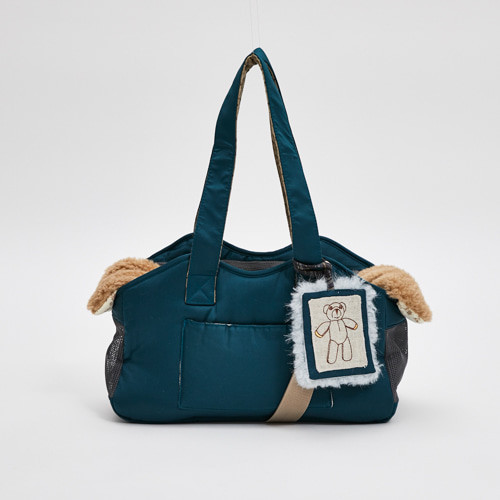 Louisdog Teal Gleam Shoulder Bag