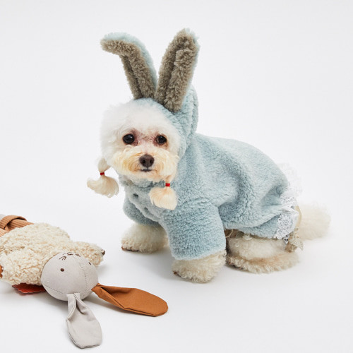 Louisdog Bunny Hoody/Mint
