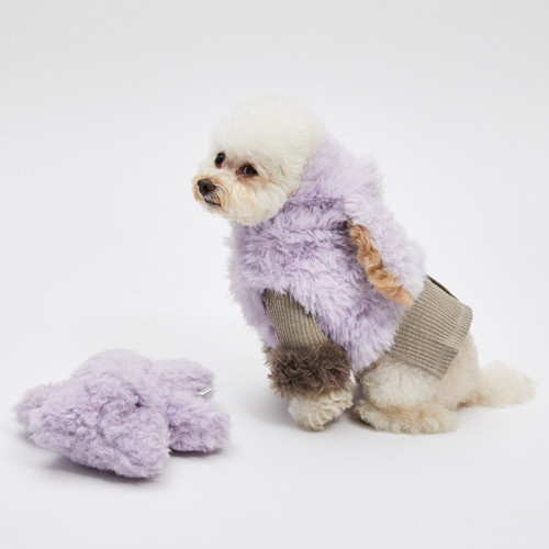 Louisdog Bunny Hoody/Lavender