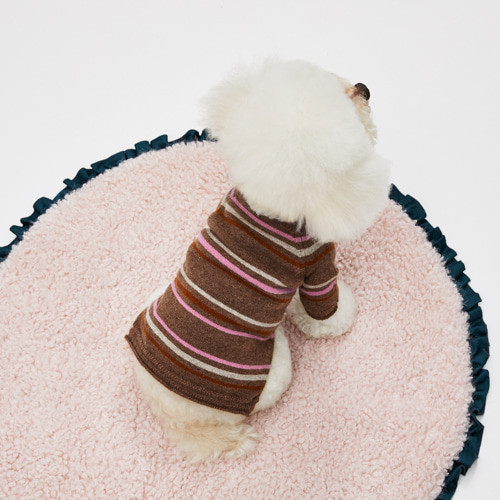 Louisdog Woody Stripes Cash High Neck