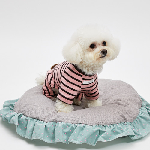 Louisdog Bunny Tail Pants/Blush Stripes