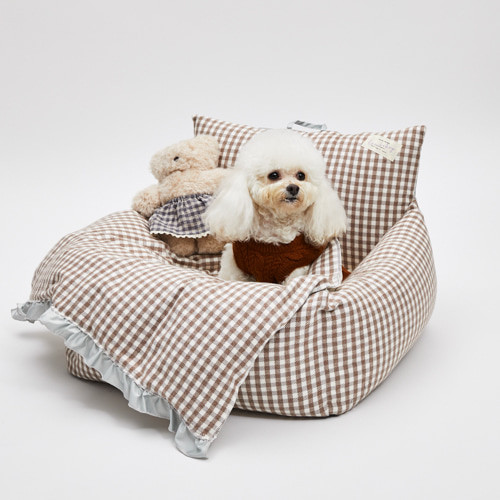 Louisdog Vanilla Chiffon Goose Blanket