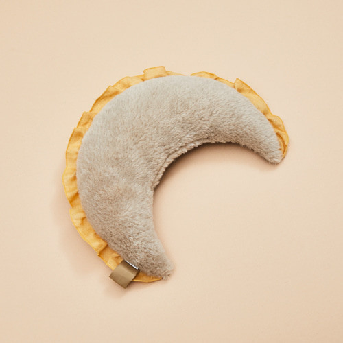 Louisdog Browny Check Moon Pillow