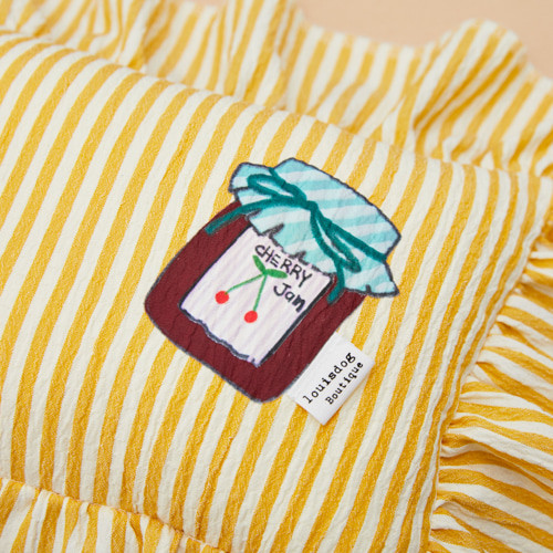 Louisdog Cherry Sweet Pillow