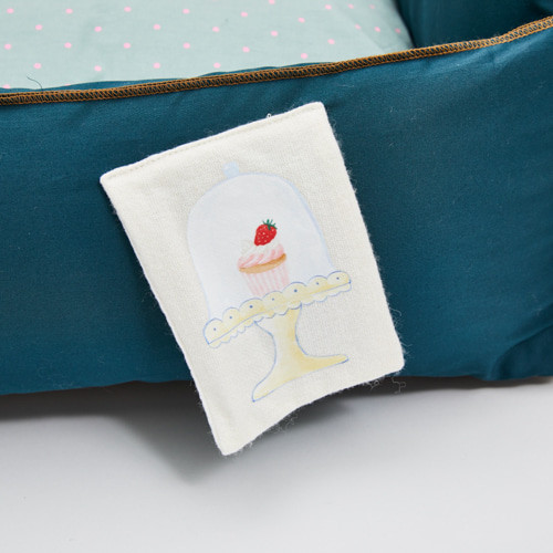 Louisdog Teal Gleam Boom Bed