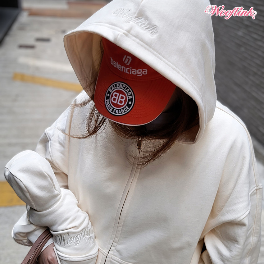 Wooflink Milkshake Zip Up Hoodie for Mom