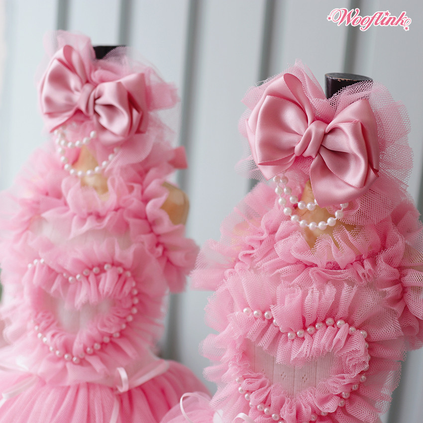 Wooflink Pink Ballerina Dress