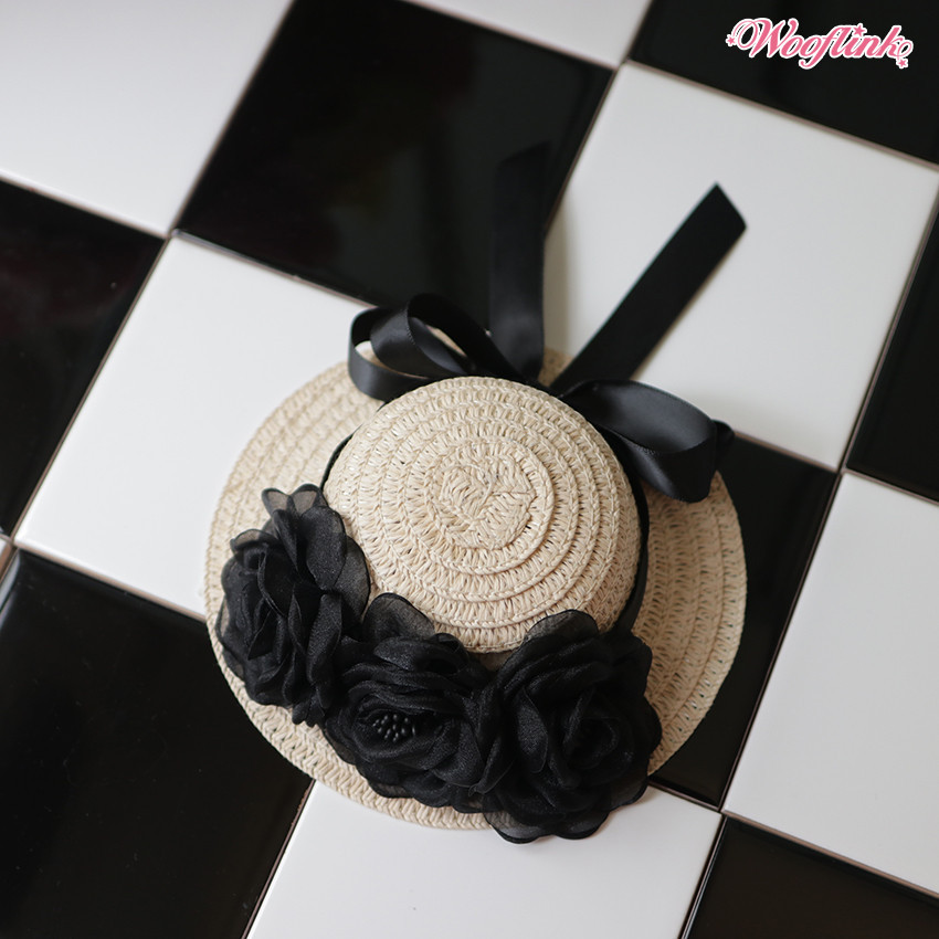 Wooflink Sunny Days Straw Hat