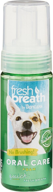 Tropiclean Fresh Breath Mint Dental Foam