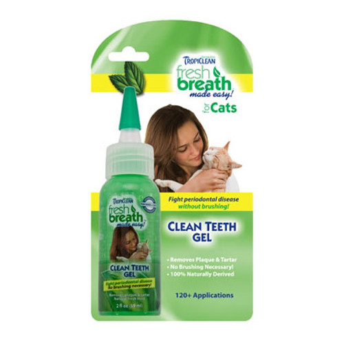 TropiClean Fresh Breath Gel for Cats