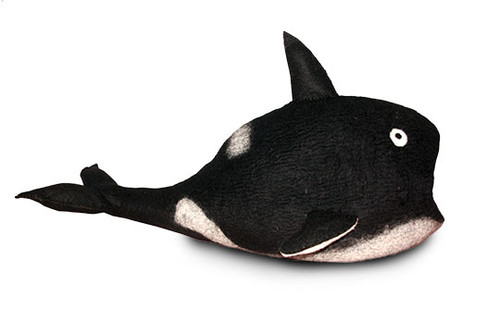 Orca Whale Felted Cat Cave