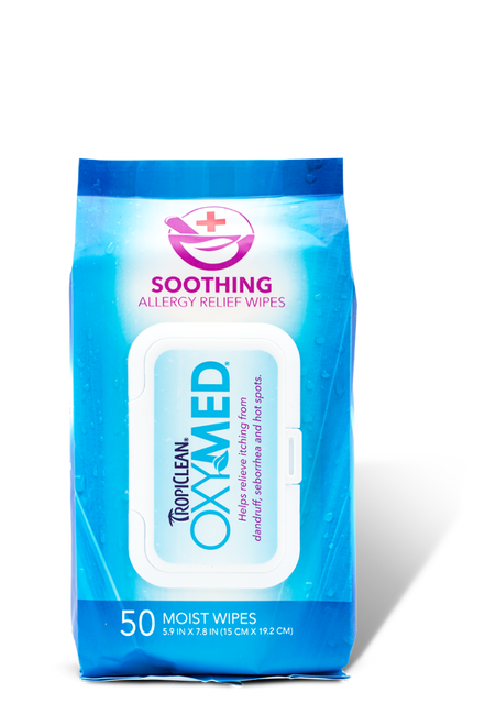 Tropiclean OxyMed Soothing Pet Wipes