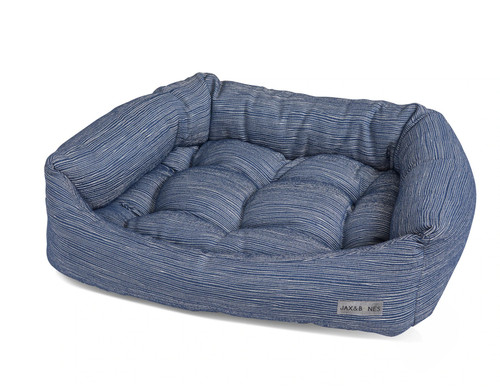 Textured Woven Napper Dog Bed