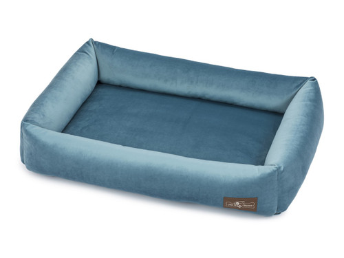 Plush Velour Memory Foam Cuddler Dog Bed