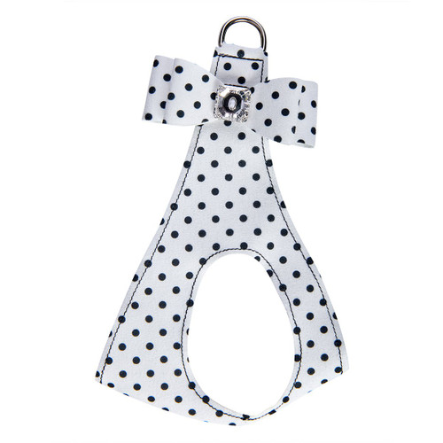 Susan Lanci Polka Dot Big Bow Step In Harness Susan Lanci Polka Dot Big Bow Step In Harness