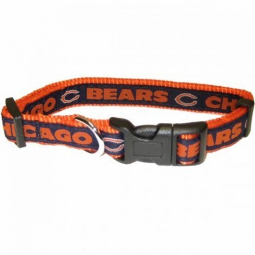 Chicago Bears NFL Premium Woven Dog Collar